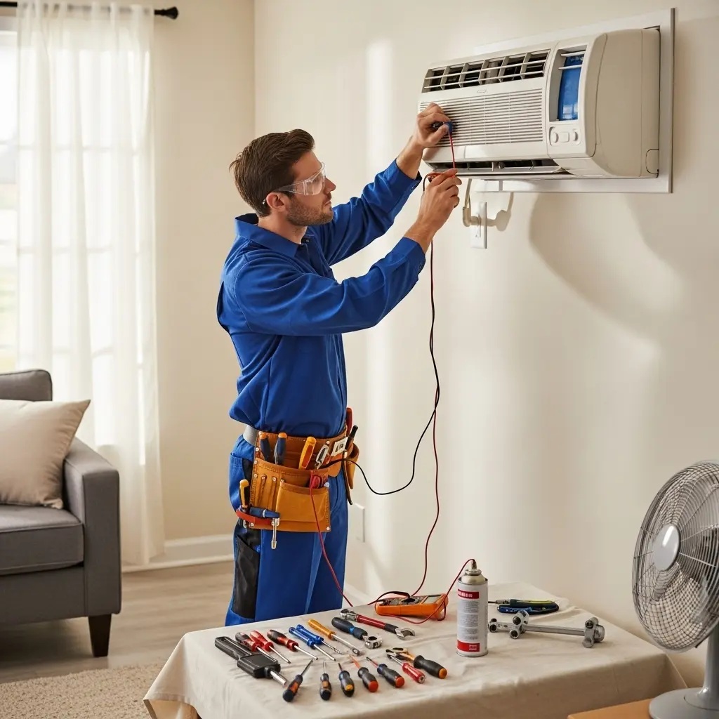 Keçiören Eminçelik Eminçelik klima gaz dolumu ve bakım – Enerji verimliliği artırıldı. - Teknik servis örneği